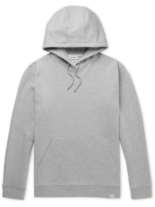 Photo: Norse Projects - Vagn Organic Cotton-Jersey Hoodie - Gray