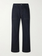 RRL - Herringbone Straight-Leg Jeans - Blue