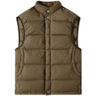 Stone Island Shadow Project Men's Down Gilet in Military Brown