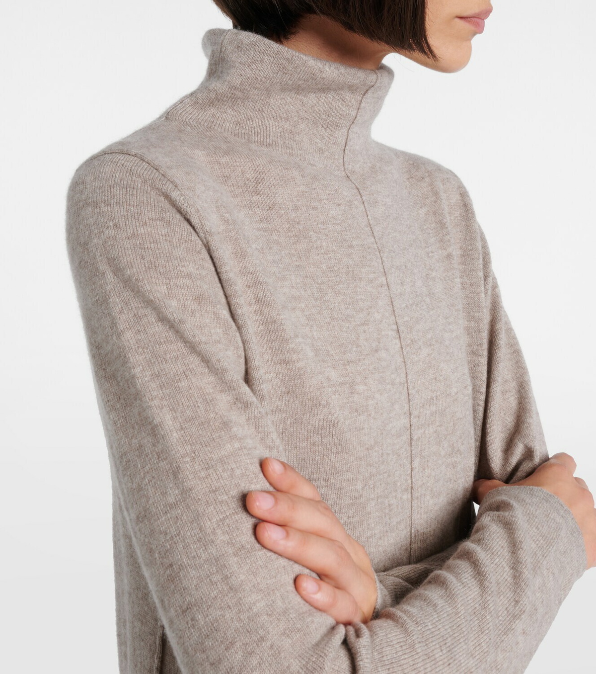 Jardin des Orangers Knitted wool and cashmere midi dress