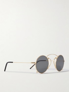 Gucci Eyewear - Round-Frame Gold-Tone Sunglasses