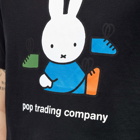 Pop Trading Company Men's x Miffy Shoes T-Shirt in Black