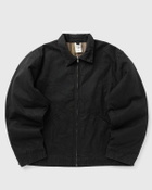 Nudie Jeans Blake Zip Jacket Duck Canvas Black Mens Windbreaker