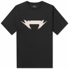 PACCBET Men's Sparks Logo T-Shirt in Black