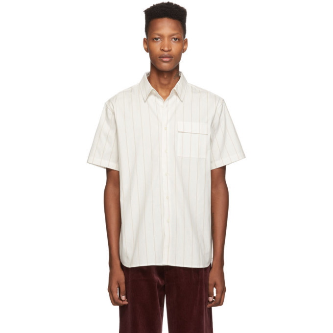 Photo: Saturdays NYC Off-White Striped Nico Shirt