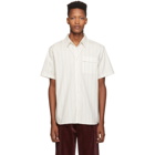 Saturdays NYC Off-White Striped Nico Shirt