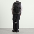 CAYL Men's Gaya Rolltop Mesh Backpack in Grid Black 