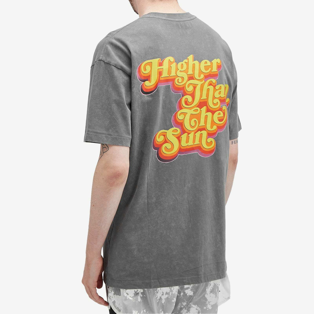 Over Over Men's Higher Easy T-Shirt in Grey