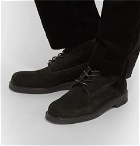 Hender Scheme - MIP-14 Leather-Trimmed Suede Boots - Men - Black