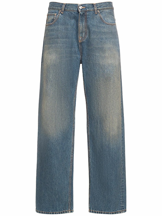 Photo: ETRO - Faded Cotton Denim Jeans