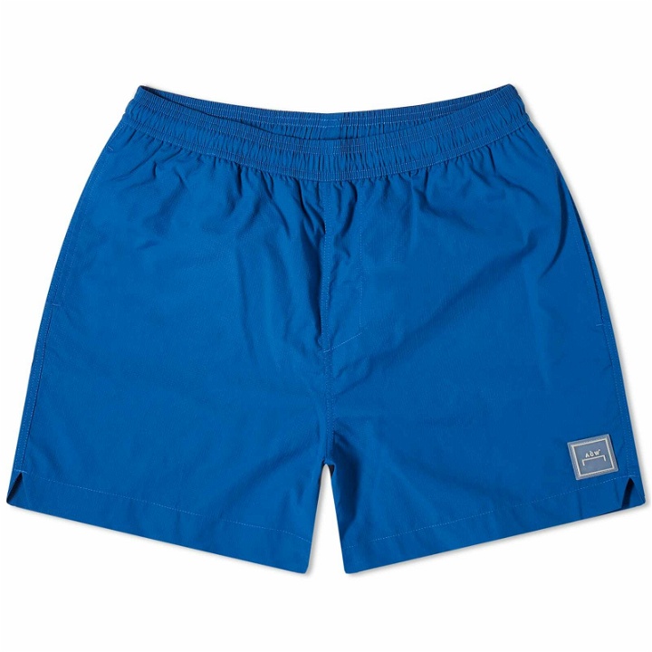 Photo: A-COLD-WALL* Men's Essential Swimshort in Volt Blue