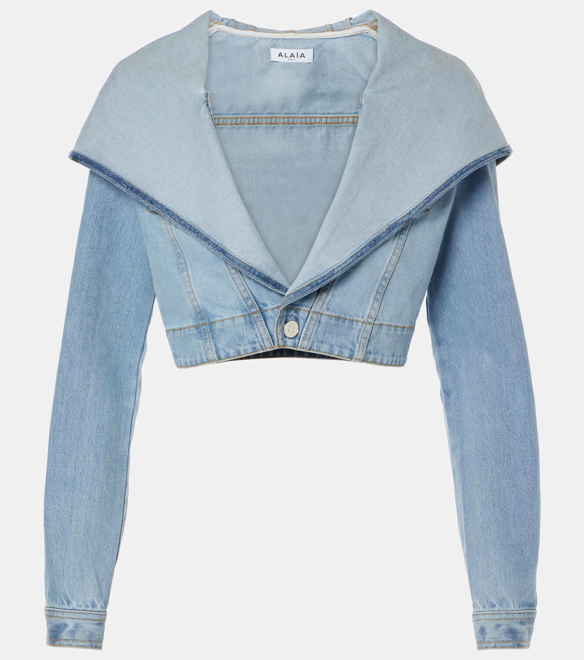 Alaïa Cropped denim jacket