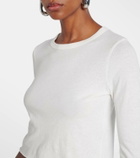 Slvrlake Cropped cotton jersey T-shirt