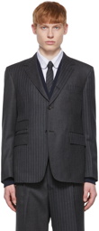 Thom Browne SSENSE Exclusive Grey Wool Blazer