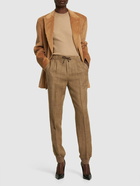 RALPH LAUREN COLLECTION Arsenia Linen Blend Jogger Pants