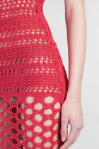 Laneus Dress Woman In Red Polyester
