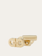 Ferragamo Mens Double Gancini cufflinks in Gold
