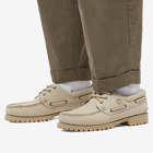 Timberland Men's 3-Eye Classic Lug Shoe in Light Brown Nubuck