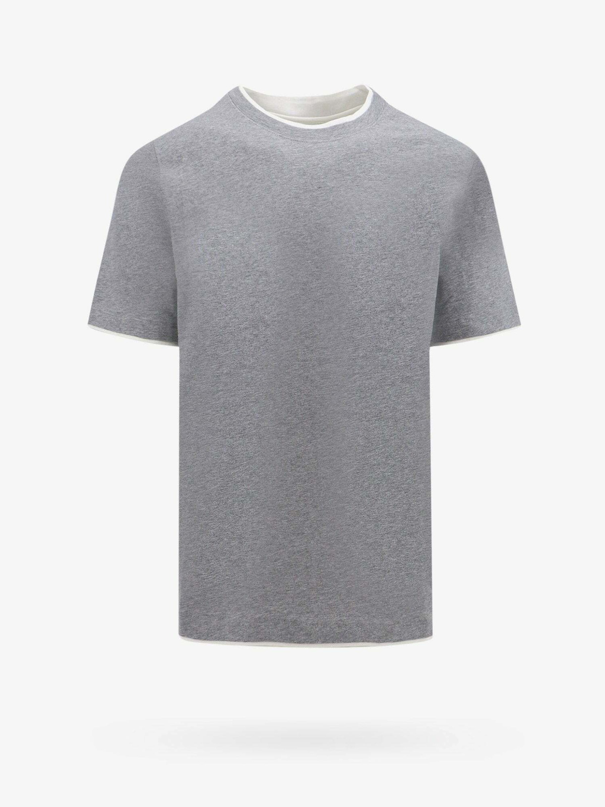 Tシャツ・カットソー BRUNELLO CUCINELLI Men T Shirts M0B137427 CY918 Grey BRUNELLO CUCINELLI: T-shirt men - Dark | Brunello Cucinelli