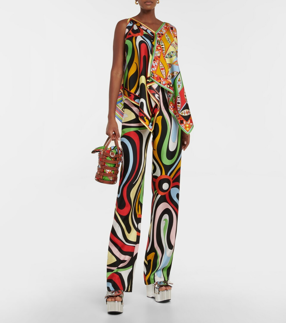 VIP【関税送料無料】希少 Pucci Silk Pants Pucci - Printed silk pants Emilio Pucci
