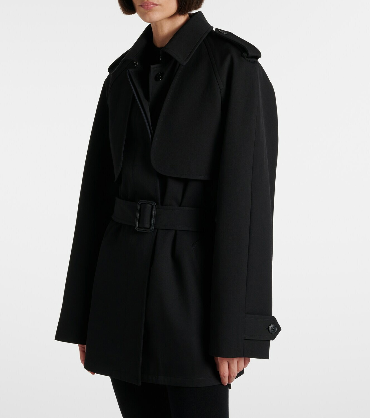The Row Usuaia belted virgin wool jacket