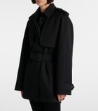The Row Usuaia belted virgin wool jacket