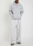 Mki Miyuki Zoku Flight Hooded Cotton-blend Sweatshirt Grey