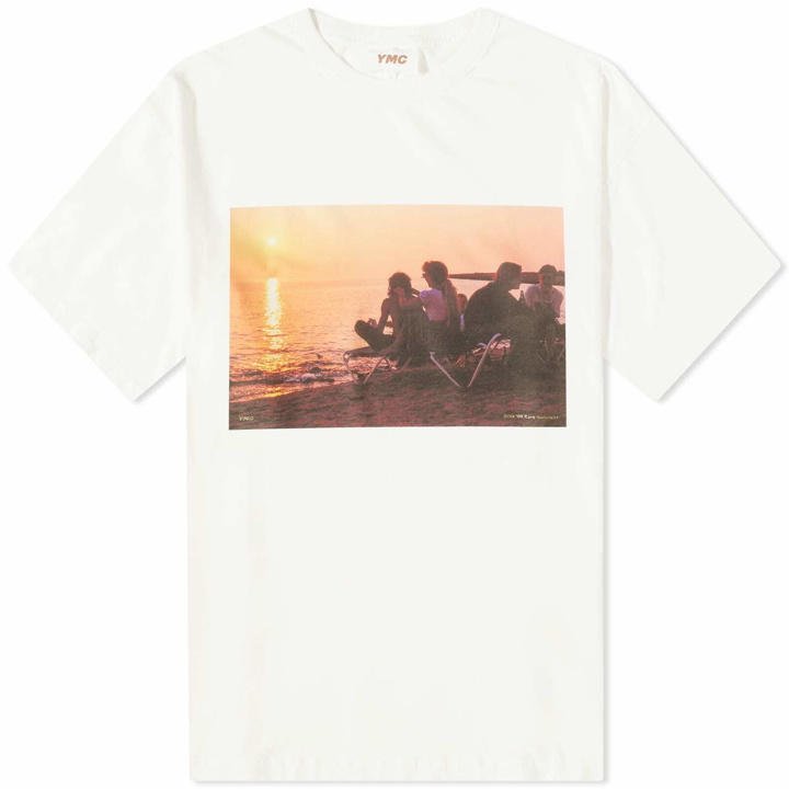 Photo: YMC Ibiza '89 Sunset T-Shirt in White