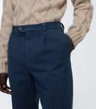 Brunello Cucinelli - Cotton straight pants