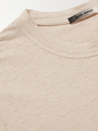 Isabel Marant - Logo-Print Linen-Jersey T-Shirt - Neutrals