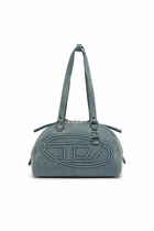 Diesel 1DR Dome-Shoulder bag in denim with Oval D logo - Shoulder Bags - Unisex - Blue