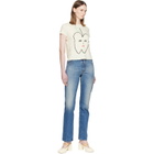 MM6 Maison Margiela Blue Slim 5-Pocket Jeans