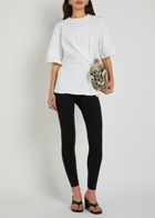 Another Tomorrow Stretch-jersey Leggings Black