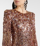 Jenny Packham Phara embellished fringed gown