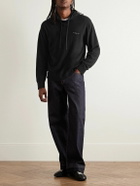 Givenchy - Logo-Print Wool and Cashmere-Blend Hoodie - Black