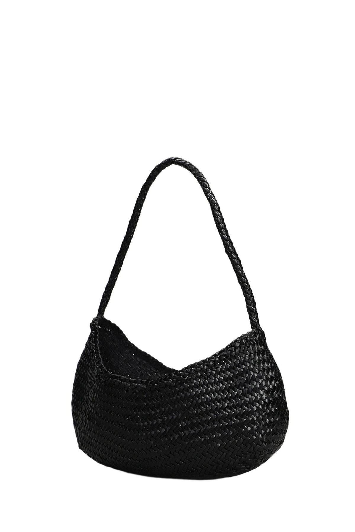 Dragon Diffusion Nova Luna Hand Bag In Black Leather Dragon Diffusion