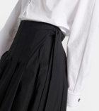 Proenza Schouler White Label Peters cotton poplin midi skirt