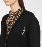 Saint Laurent - Sequined cashmere cardigan