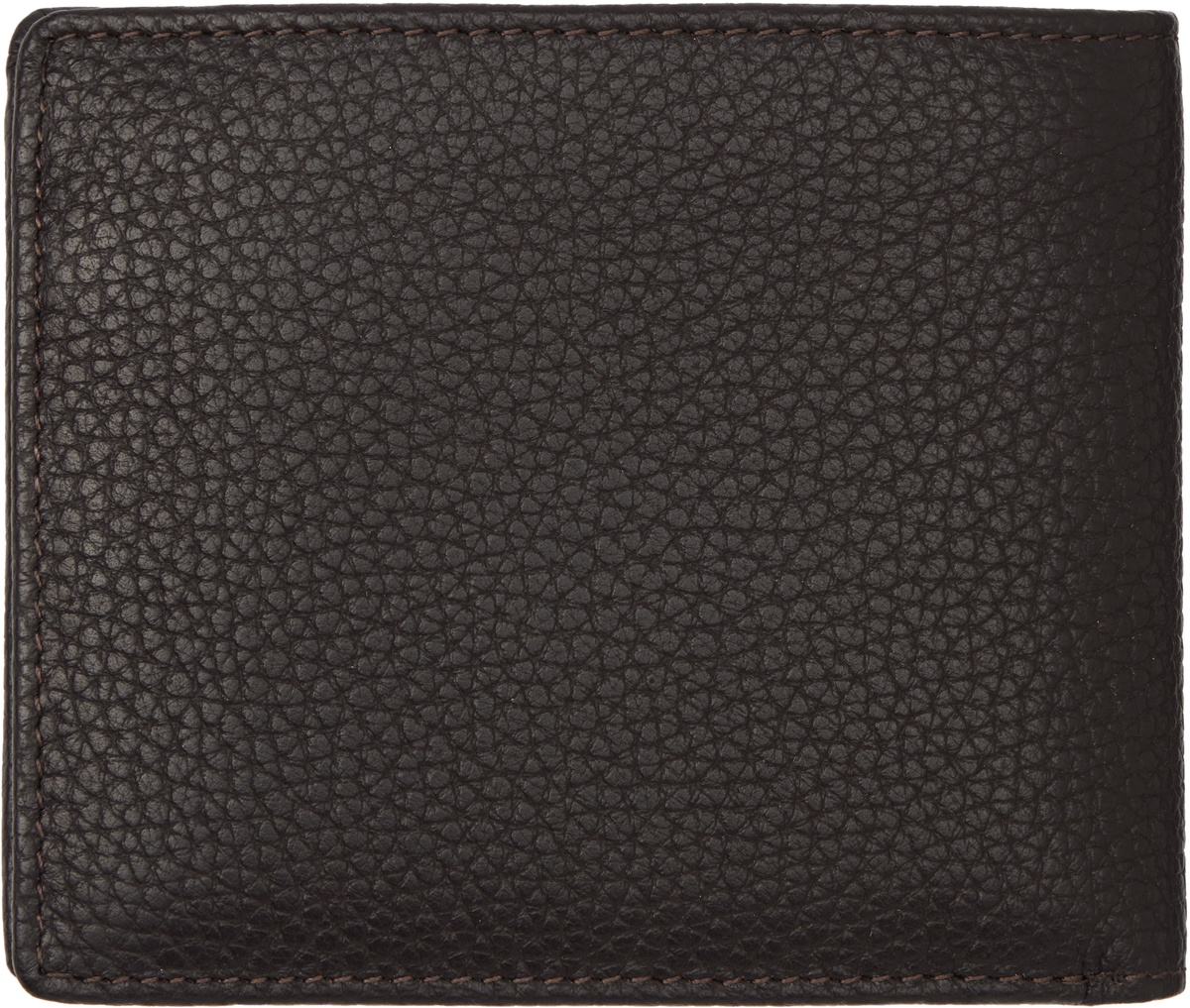 Diesel Brown Bi Fold Coin S Wallet