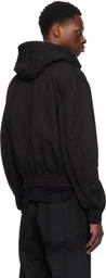 Tondolo Black Arm Patch Hoodie
