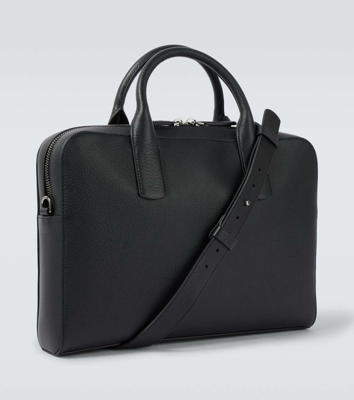 Giorgio Armani Leather briefcase