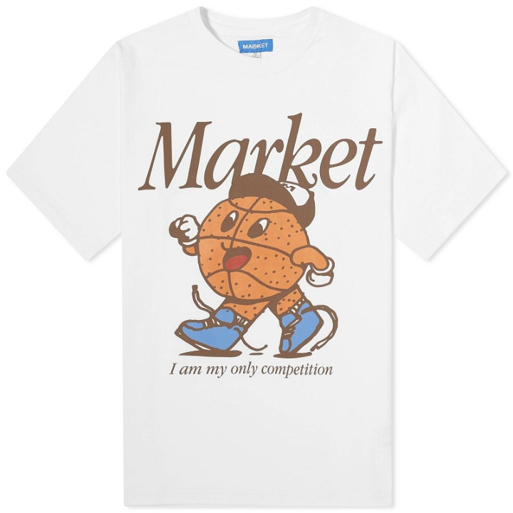 Photo: MARKET Men's One on One T-Shirt in White