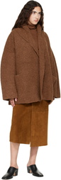 Lauren Manoogian Brown Double Face Coat