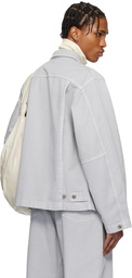 LEMAIRE Gray Boxy Denim Jacket