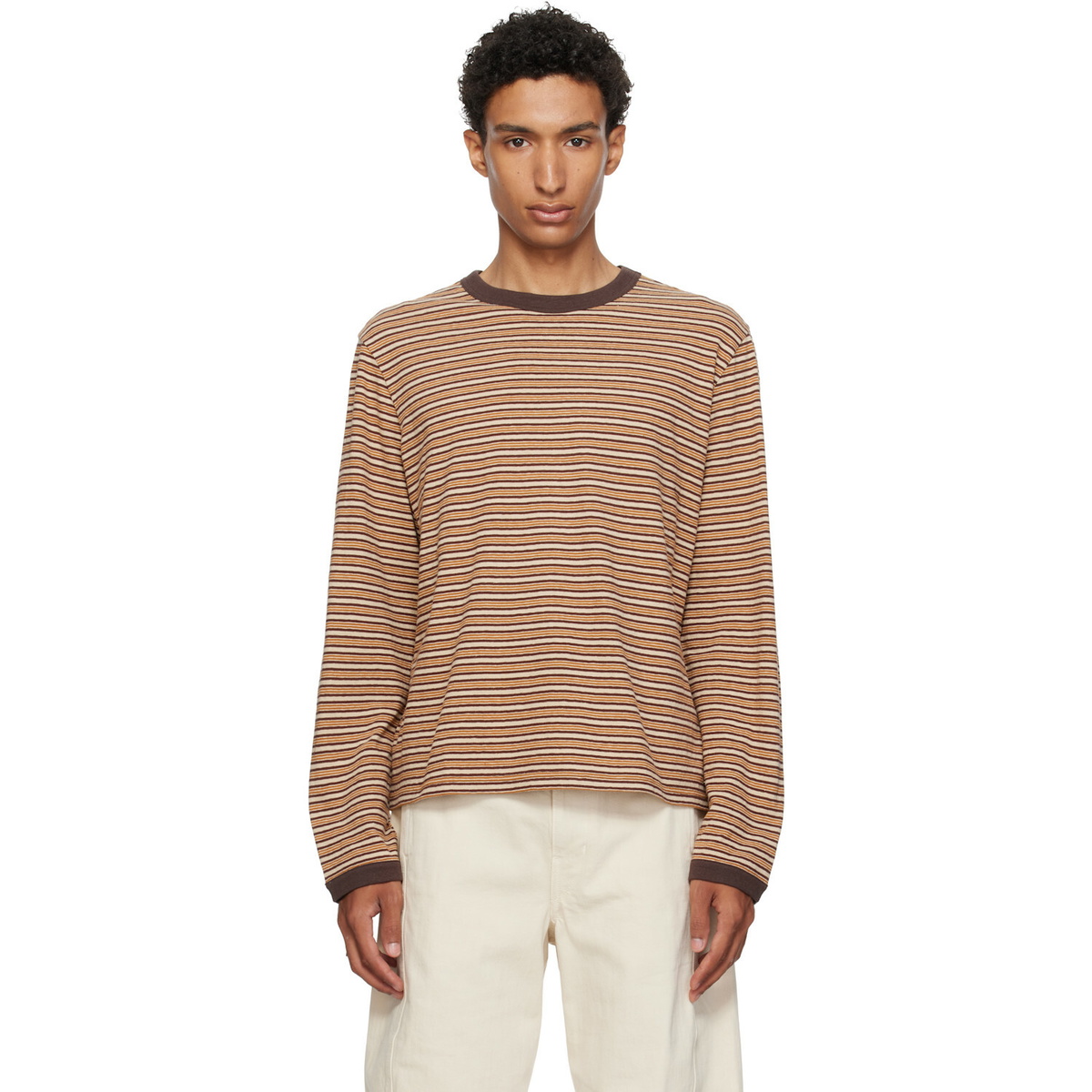 Cawley Brown Jersey Long Sleeve T-shirt