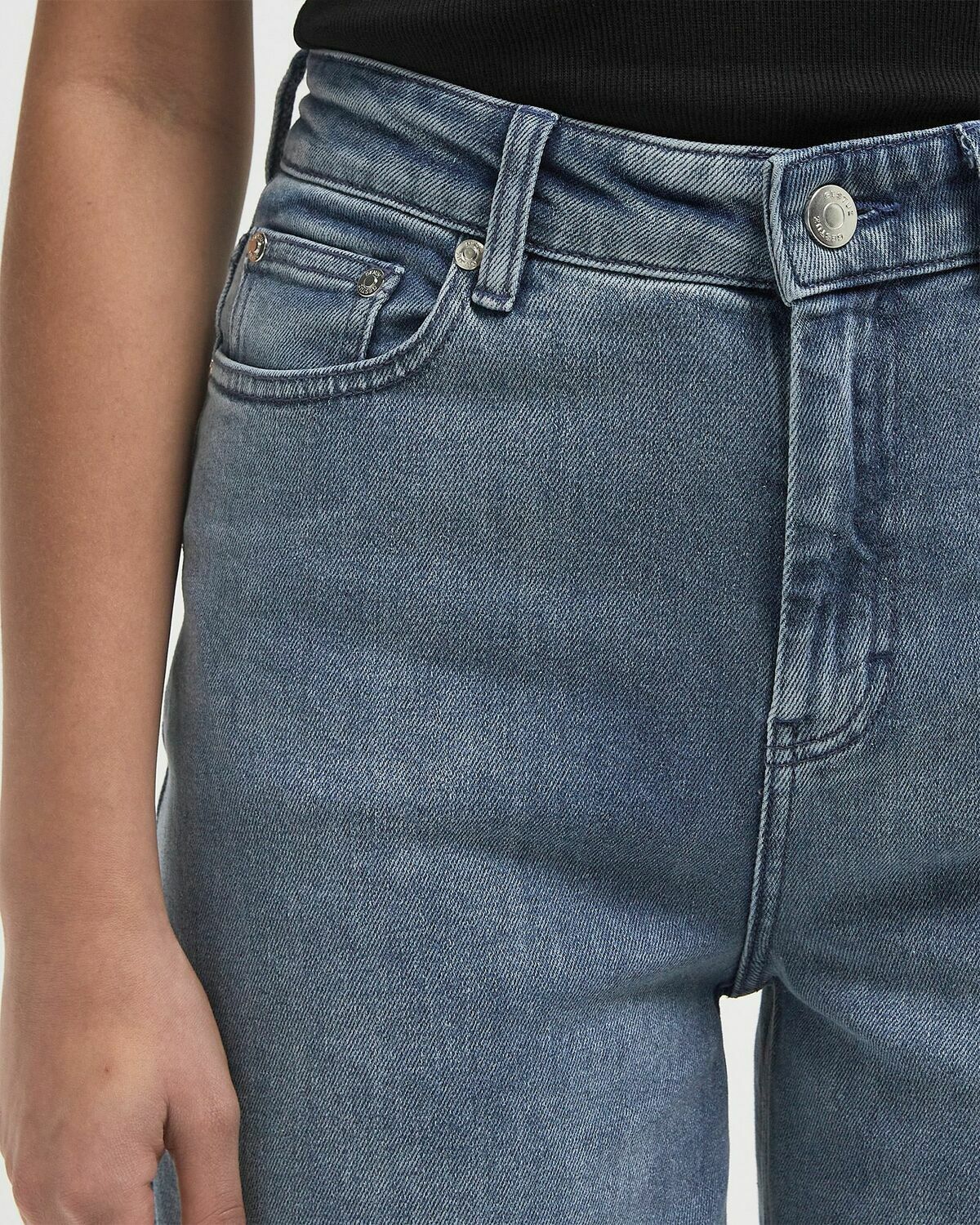 Gestuz BEBBIEGZ HW WIDE JEANS Blue Women