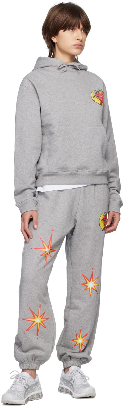 Sky High Farm Workwear Gray Firework Hoodie