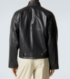 Bottega Veneta Intrecciato leather blouson jacket