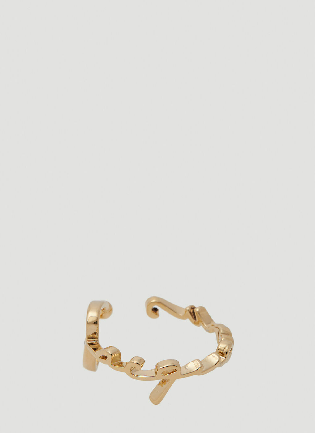 Signature Cuff Ring in Gold Jacquemus