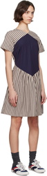 SC103 Brown Ace Minidress